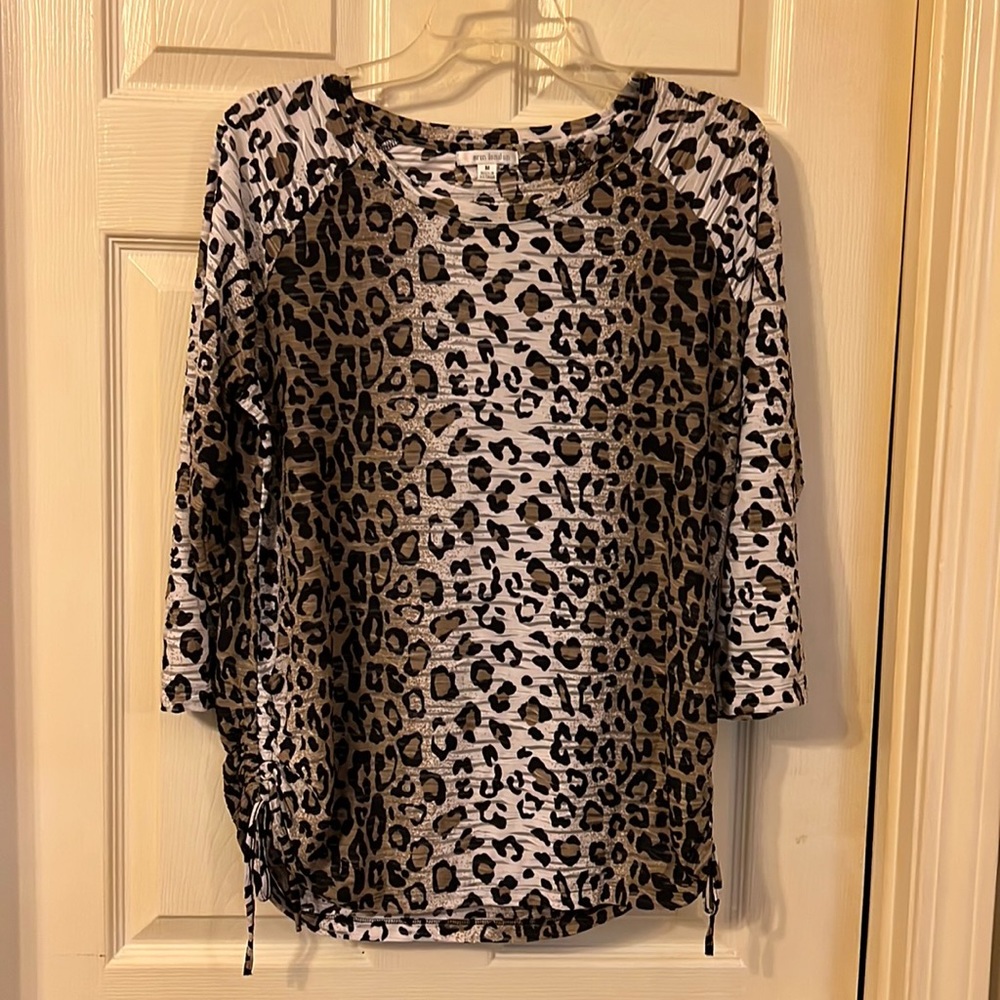 Erin London Leopard Print Top